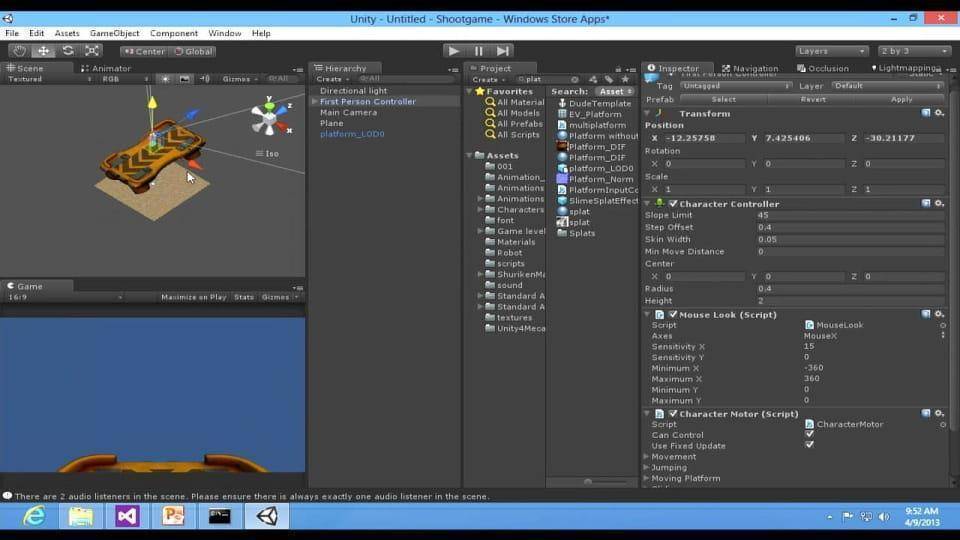 تحميل برنامج تصميم ألعاب Unity for Windows للكمبيوتر برابط مباشر