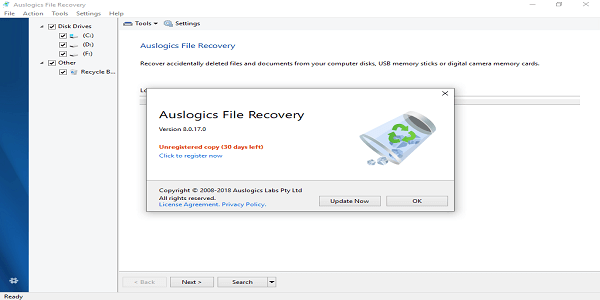 Auslogics File Recovery Pro 11.0.0.4 instal