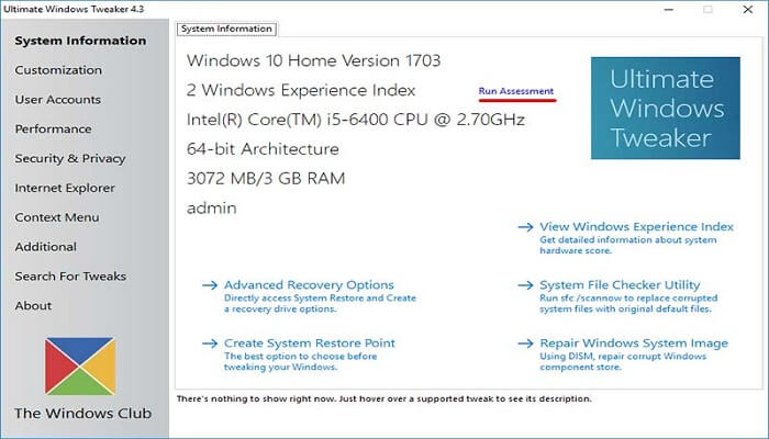 Ultimate Windows Tweaker 5.1 download the new for apple